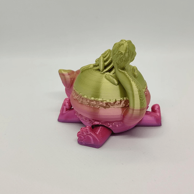 Macaron Cat, 3D Printed Macaron Cat, Articulated Kitten, Cute Kitty, Flexible Cat Figurine, Fidget Cat, Kawaii Macaron Cat, Cat Lover Gift, Macaron Cat Figurine, Fidget Pet