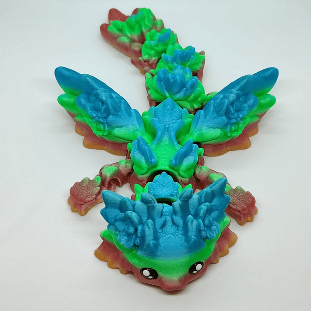 Kosha Dragon 3D Printed, Fantasy 3D Printed Dragon Collectible, Dragon Model 3D Print