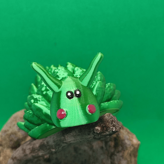 Leaf Sea Slug Dragon, 3D Printed, Fantasy Creature, Sea Dragon, Ocean Life