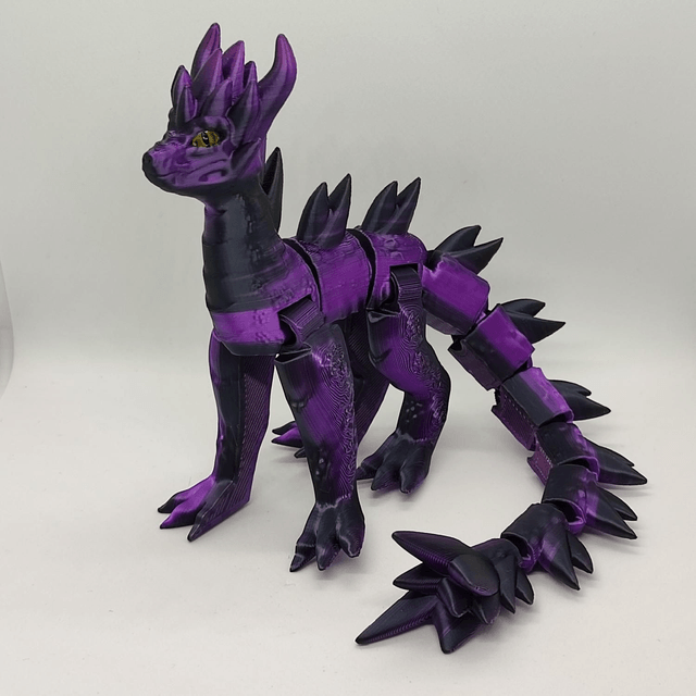 Spryo Dragon, Poseable Dragon, Fantasy Dragon, Dragon Figurine, Fully articulated dragon, Fidget Dragon 
