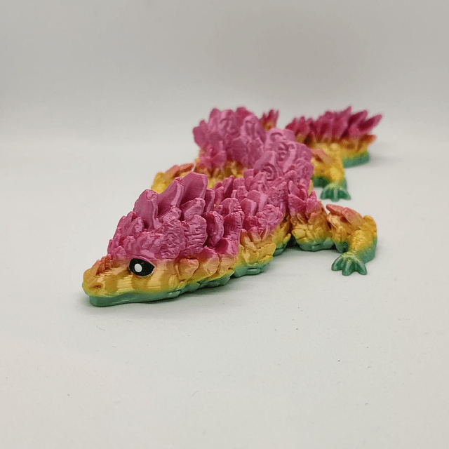 Baby Atlantean Dragon, Fantasy Dragon, Articulated Dragon, 3D Printed Creature, Cute Baby Dragon, Oceanic Baby Dragon, 3D Printed Figurine 