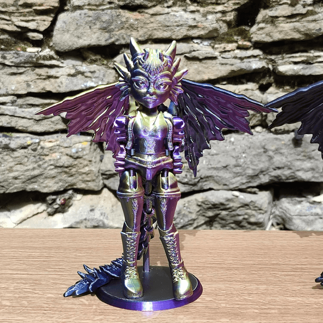 Dragon Doll with Stand – Fantasy Collectible Figurine for Mythical Creature Lovers, 3D printed dragon doll,
Dragon figurine with stand,
Fantasy collectible dragon,
Handmade dragon décor,
Mythical creature figurine