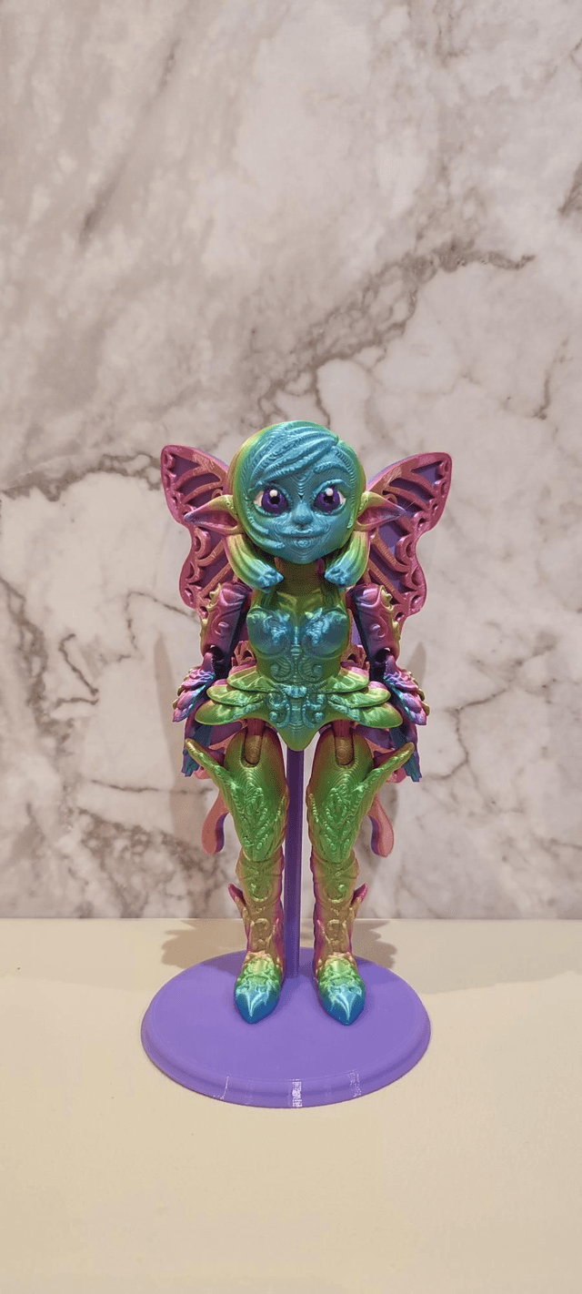 Fairy Dolls, fantasy figurine, handmade fairy decor, PLA miniature, collectible fairy statue, 3D print gift idea, fairy lover present, fairy with stand, fantasy home decoration