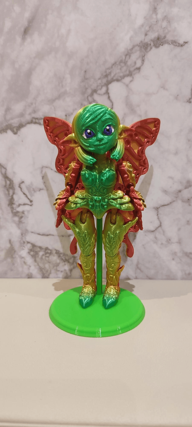 Fairy Dolls, fantasy figurine, handmade fairy decor, PLA miniature, collectible fairy statue, 3D print gift idea, fairy lover present, fairy with stand, fantasy home decoration