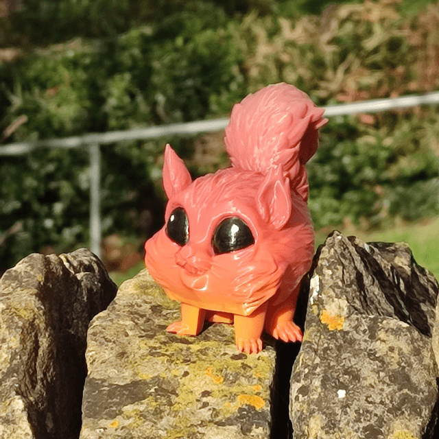Squirrel, 3D Printed Articulated Squirrel – Poseable & Fun Desk Toy

