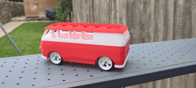 Custom 3D Printed Campervan Pencil Holder – Personalized Desk Organizer