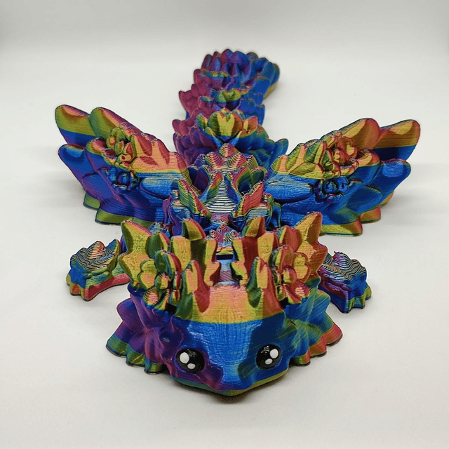 Kosha Dragon 3D Printed, Fantasy 3D Printed Dragon Collectible, Dragon Model 3D Print