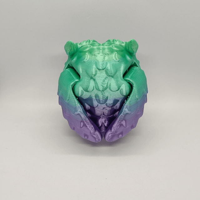 Owl Puffling, 3D Printed Owl, Cute Owl Figurine, Owl Puffling Collectible, Articulated Owl Figurine 