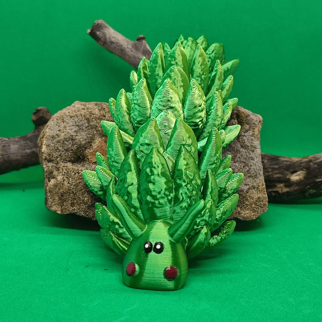 Leaf Sea Slug Dragon, 3D Printed, Fantasy Creature, Sea Dragon, Ocean Life