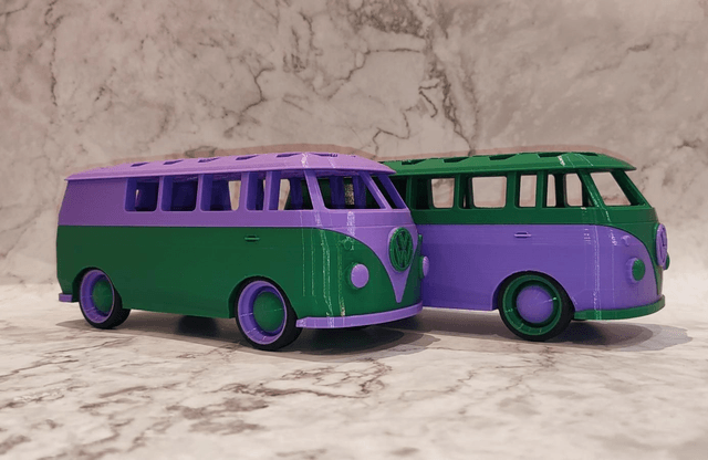 Custom 3D Printed Campervan Pencil Holder – Personalized Desk Organizer