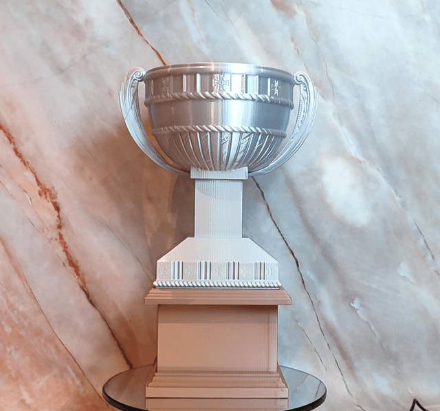 Portugal Trophy Replica, Campeonato de Portugal Replica, Portuguese Championship Trophy Replica, 3D Printed, Decorative Display with Base, Collectibles, Memorabilia, Portuguese Cup