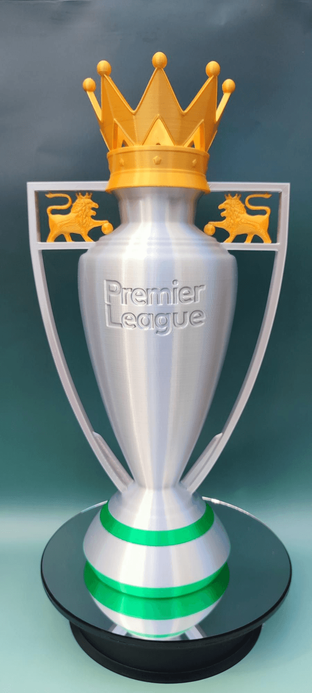 English League Trophy Replica, 3D Printed, Football Trophy Replica, Soccer Fans Gift, Sports Replica, Football Memorabilia, Custom Trophy
