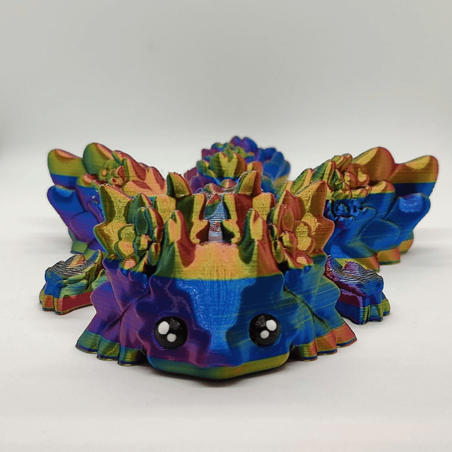 Kosha Dragon 3D Printed, Fantasy 3D Printed Dragon Collectible, Dragon Model 3D Print