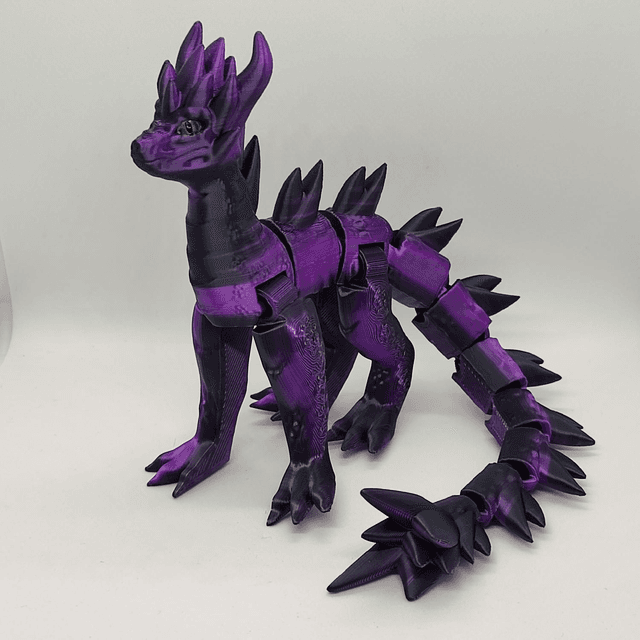 Spryo Dragon, Poseable Dragon, Fantasy Dragon, Dragon Figurine, Fully articulated dragon, Fidget Dragon 