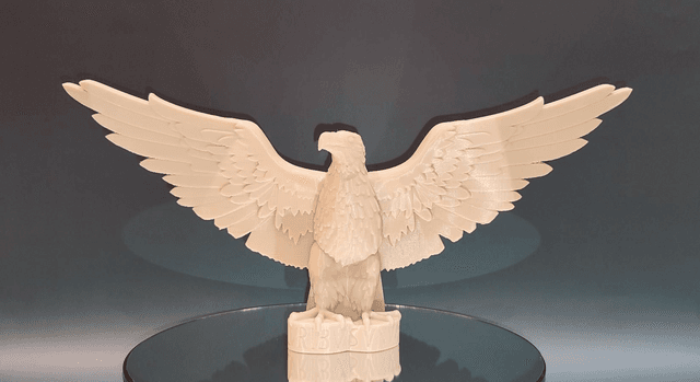 Eagle, 3D Printed Eagle, Aguia Vitoria Replica, Sports Fan Gift, Portuguese Football Decor, Soccer Team Collectible, Souvenir, Football Fans